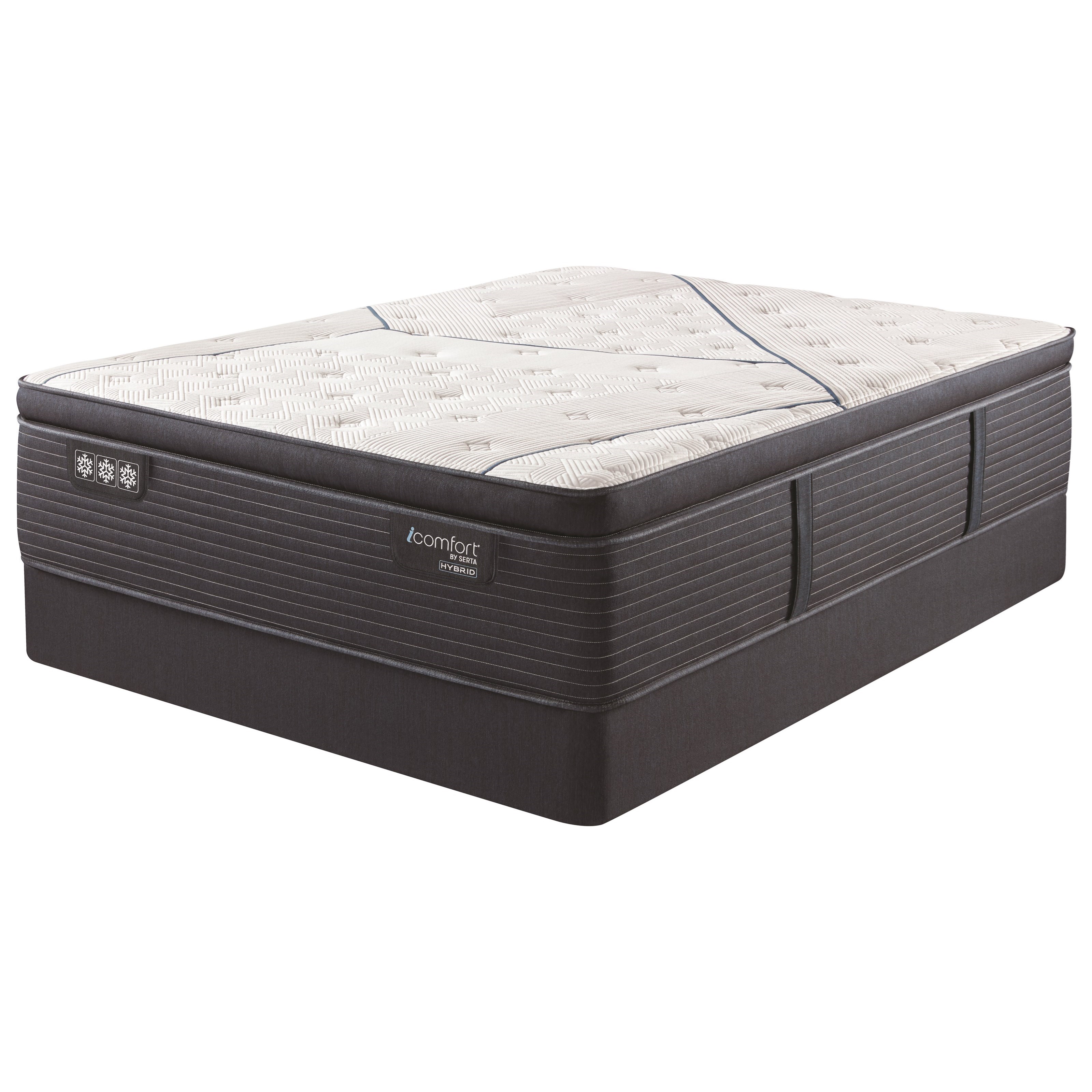 Serta CF4000 Quilted Hybrid II Medium PT Queen 17" Medium Pillow Top